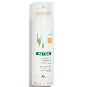 KLORANE Daily Tinted Dry Shampoo with Oat Milk for Brown-Dark Hair 150ml