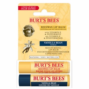 Lippenpflege im 2er-Pack mit Bienenwachs und Vanille Vorteilspackung