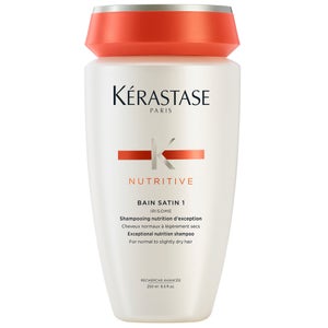 Kérastase Nutritive Bain Satin 1: Exceptional Nutrition Shampoo for Normal to Slightly Dry Hair 250ml