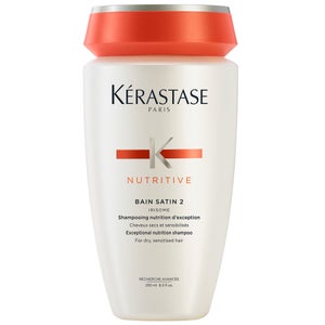 Kérastase Nutritive Bain Satin 2: Exceptional Nutrition Shampoo for Dry, Sensitised Hair 250ml