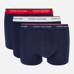 Tommy Hilfiger Men's 3-Pack Stretch Cotton Boxer Briefs - Multi/Peacoat