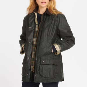 Barbour Women's Beadnell Wax Jacket - Sage