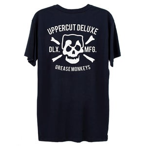 Uppercut Grease Monkey Lives T-Shirt - Navy/White Print