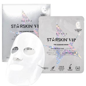 STARSKIN The Diamond Mask? VIP Illuminating Coconut Bio-Cellulose Second Skin Face Mask