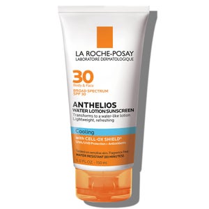 La Roche-Posay Anthelios Cooling Water-Lotion SPF 30, Body and Face Sunscreen with Antioxidants, 5 Fl. Oz.