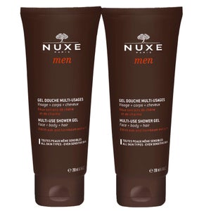 Nuxe Men Multi-Use Shower Gel For Face, Hair & Body Duo 2 x 200ml