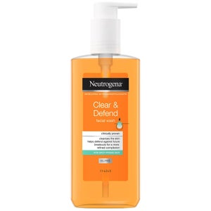 Neutrogena Clear and Defend 2% Salicylic Acid Face Wash 200ml