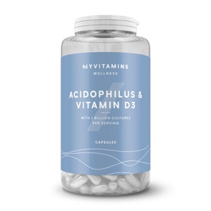 Acidophilus y Vitamina D3 Cápsulas