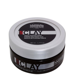 L'Oréal Professionnel Homme Strong Hold Matt Clay 50ml