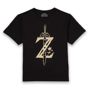 T-Shirt Homme Master Sword Zelda Nintendo - Noir
