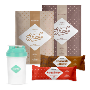 Meal Replacement 4 Week Shakes & Bars 5:2 Fasting Pack
