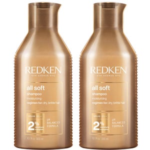 Redken All Soft Shampoo Duo (2 x 300 ml)