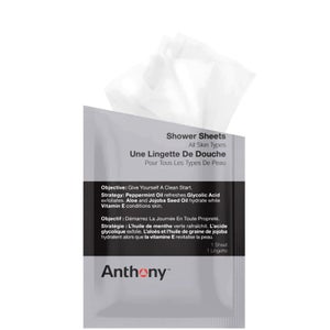 Anthony Shower Sheets (12 Wipes)