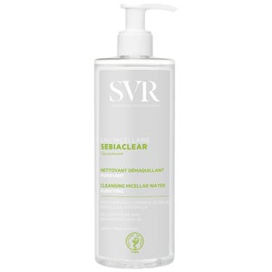 SVR SEBIACLEAR Purifying Micellar Water Cleanser & Make-Up Remover for Acne-Prone, Oily, Combination Skin , 400ml