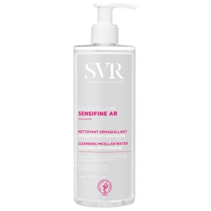 SVR SENSIFINE AR - Soothing Anti-Redness Micellar Water Cleanser & Make-up Remover for Sensitive Rosacea-Prone Skin , 400ml