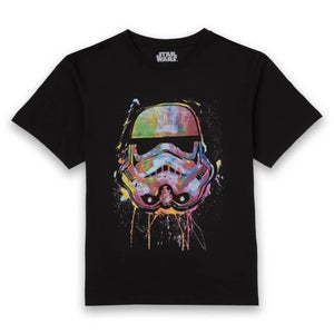 T-Shirt Homme Éclaboussures de Peinture Stormtrooper - Star Wars - Noir