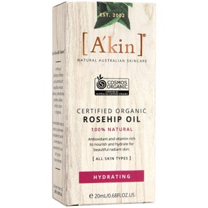 A'kin Certified Organic Rosehip Oil 20ml