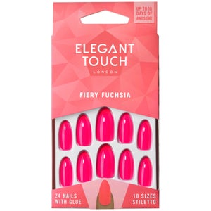 Elegant Touch Colour Nails - Fiery Fuchsia