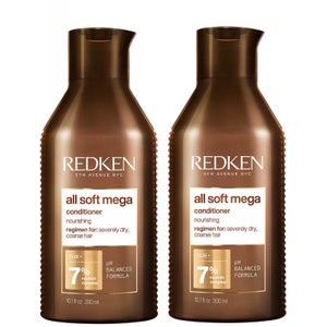 Redken All Soft Mega Conditioner Duo (2 x 300ml)