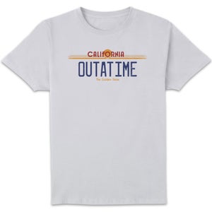 Back To The Future Outatime Plate T-Shirt - White