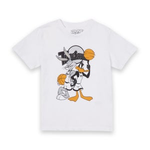 T-Shirt Enfant Bugs et Daffy Time Squad Space Jam - Blanc