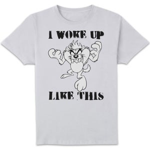 T-Shirt Homme Woke Up Like This Looney Tunes - Blanc