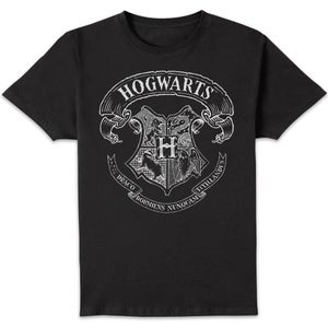 T-Shirt Homme Blason de Poudlard - Harry Potter - Noir