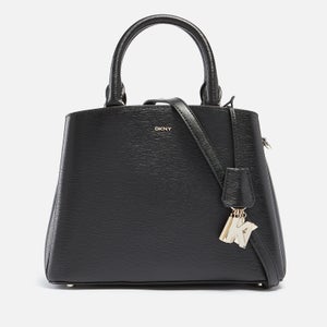 DKNY Women's Paige Satchel - Black/Gold