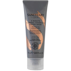 Sanctuary Spa 5 Minute Thermal Charcoal Detox Mask 75ml