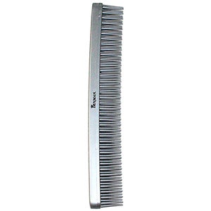 Denman Tame & Tease Styling Comb - Silver (175mm)