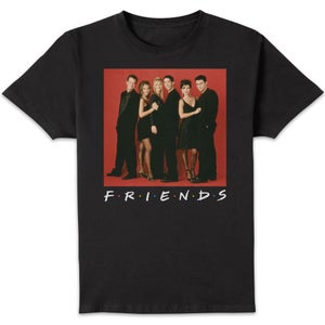 Friends Character Pose Men's T-Shirt - Black