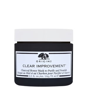 Origins Clear Improvement Charcoal Honey Mask to Purify and Nourish 75ml