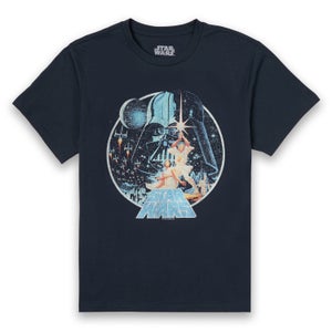 Star Wars Classic Vintage Victory Herren T-Shirt - Navy Blau