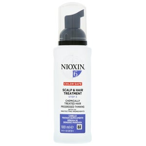 NIOXIN 3-Part System 6 Scalp and Hair Treatment for Chemically Treated Hair with Progressed Thinning 100ml