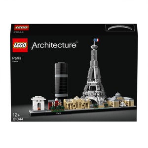 LEGO 21044 Architecture Parijs Modelbouwset met Eiffel Tower en Het Louvre, Skyline Collectie, Huisdecoratie, Cadeau-Idee