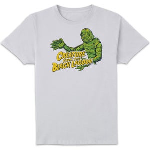 T-Shirt Homme L'Étrange Créature du lac noir - Universal Monsters - Blanc