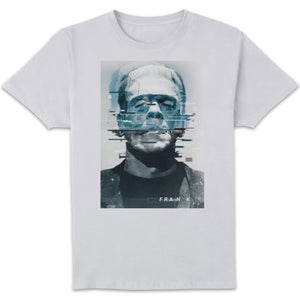 Universal Monsters Frankenstein Glitch T-shirt - Wit