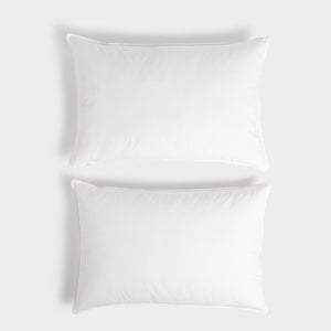 ïn home Duck Feather and Down Pillow Pair - White - 50 x 75cm