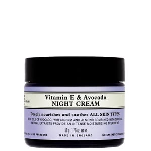 Neal's Yard Remedies Facial Moisturisers Vitamin E & Avocado Night Cream 50g