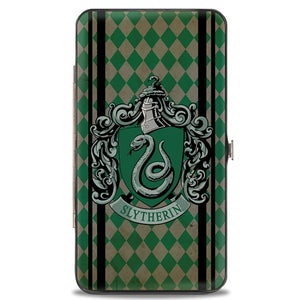 Buckle-Down Harry Potter Slytherin Hinged Wallet