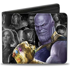 Buckle-Down Marvel Avengers: Infinity War Thanos Fist Pose Bi-Fold Wallet