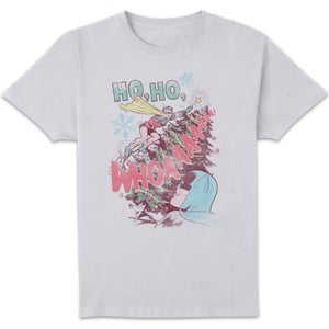 DC Ho Ho Whoaaaaaaa Men's Christmas T-Shirt - White