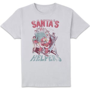 DC Santa's Helpers Men's Christmas T-Shirt - White