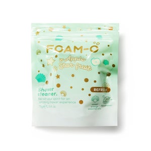 FOAM-O Steamer Coquillage pour la douche (Pomme & carambole)