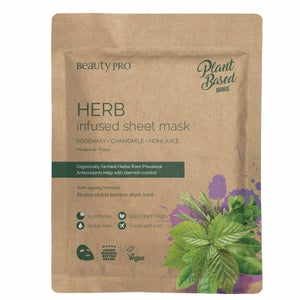 BeautyPro Herb Infused Sheet Mask 22ml
