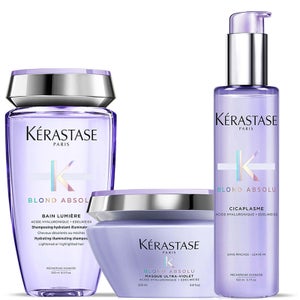 Kérastase Blond Absolu Bain Lumiere Shampoo, Treatment and Masque Trio