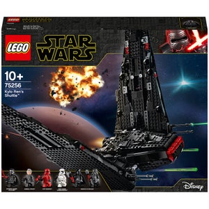 LEGO 75256 Star Wars Kylo Rens Shuttle, Raumschiff-Bauset mit 2 Spring Shootern, Der Aufstieg Skywalkers Kollektion