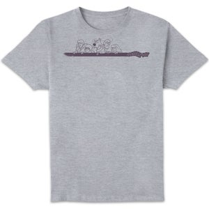 Scooby Doo Those Meddling Kids Retro Men's T-Shirt - Grey