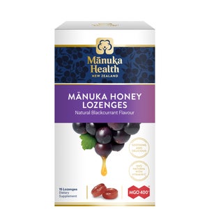 Manuka Health MGO 400+ Manuka Honey Drops with Blackcurrant 65g