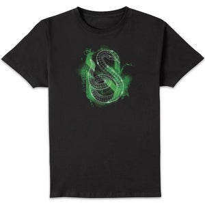 Harry Potter Slytherin Geometric Men's T-Shirt - Black